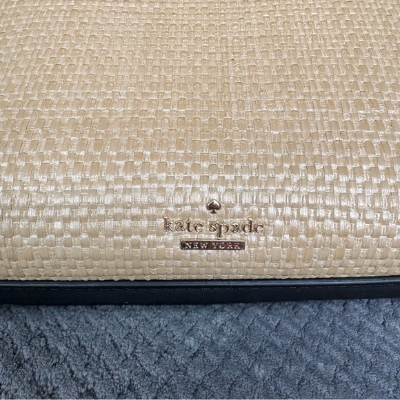 Kate Spade Olive Drive Straw Lottie Satchel - Picture 5 of 17